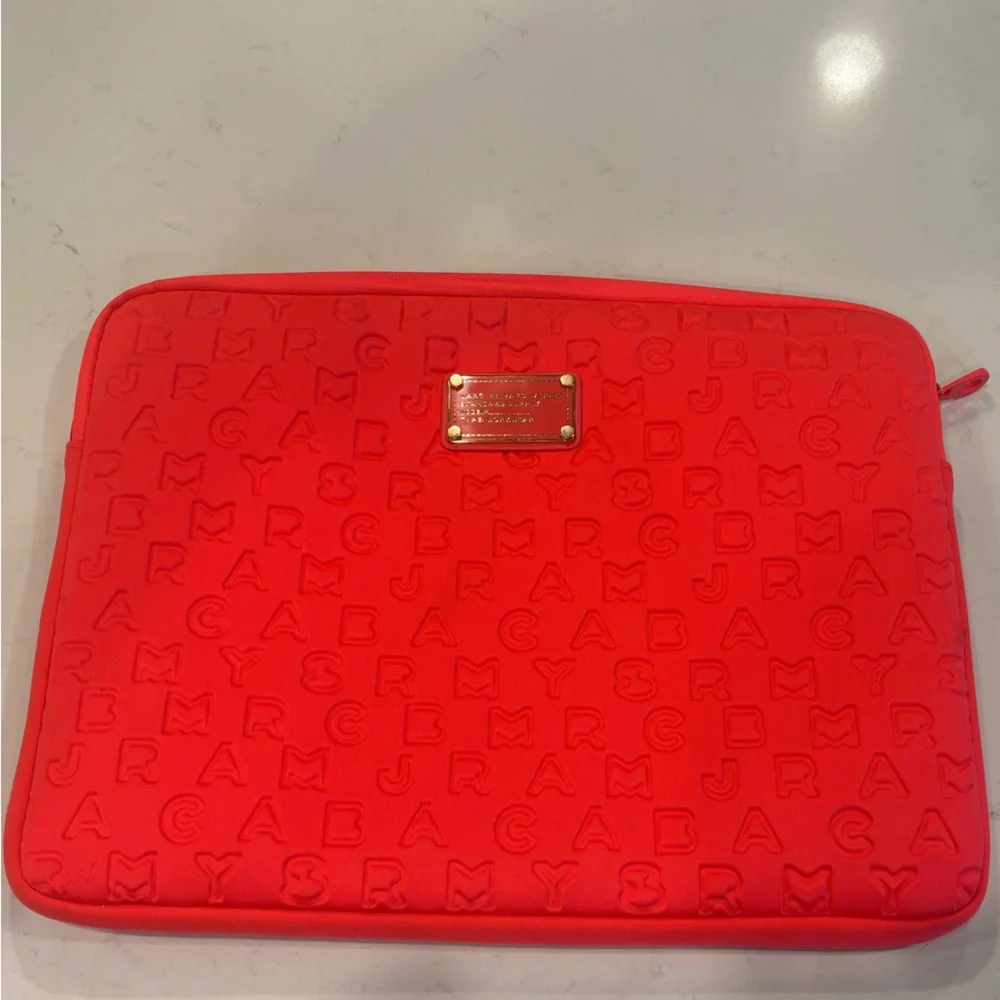 Marc By Marc Jacobs Red Quilted Tablet Sleeve